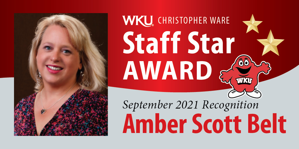 Amber Belt September 2021 Staff Star