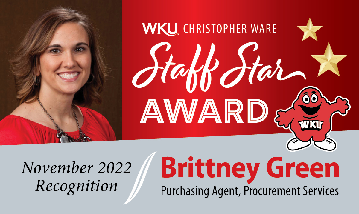 Brittney Green November 2022 Staff Star