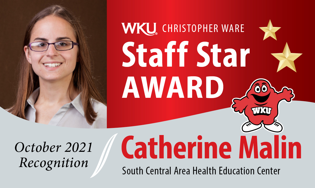 Catherine Malin October 2021 Staff Star