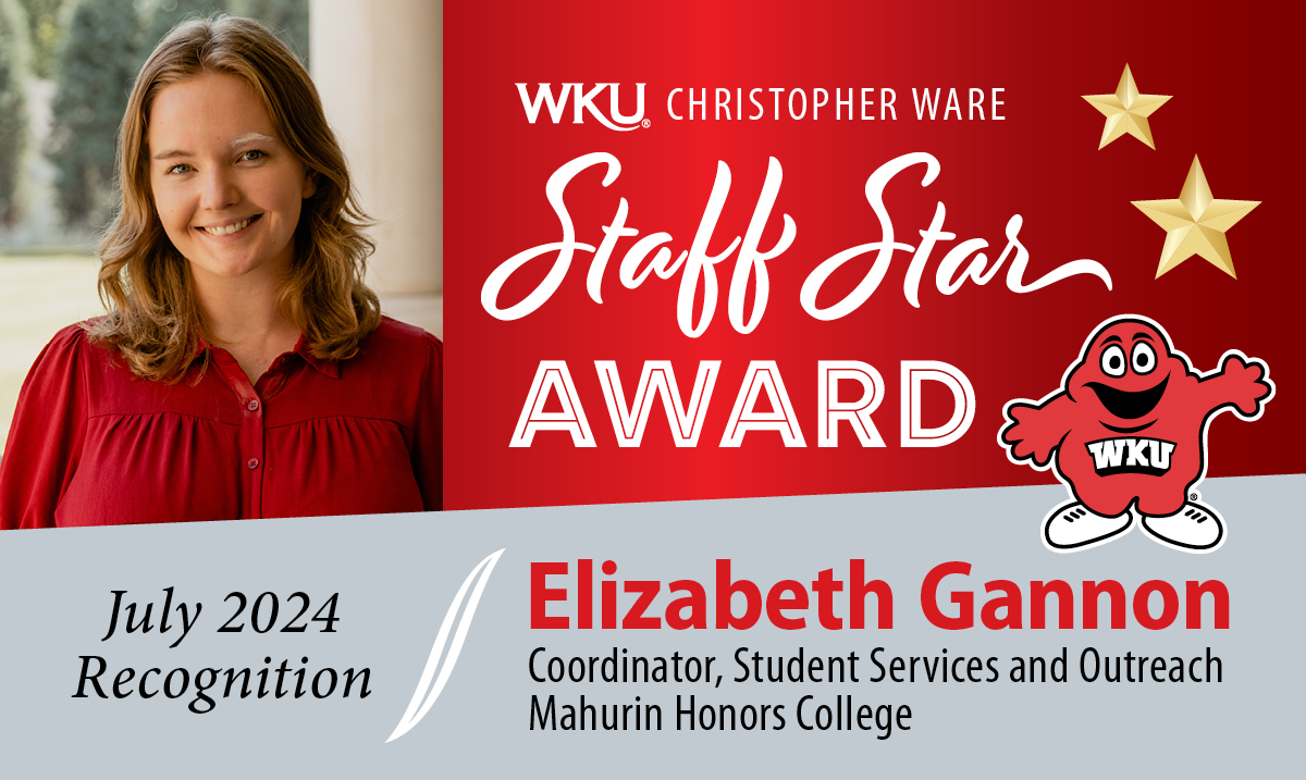Elizabeth Gannon Staff Star July