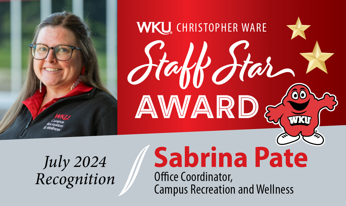 Sabrina Pate Staff Star July