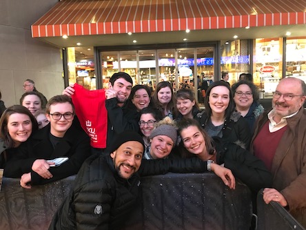At the Stage Door with Keegan Photo