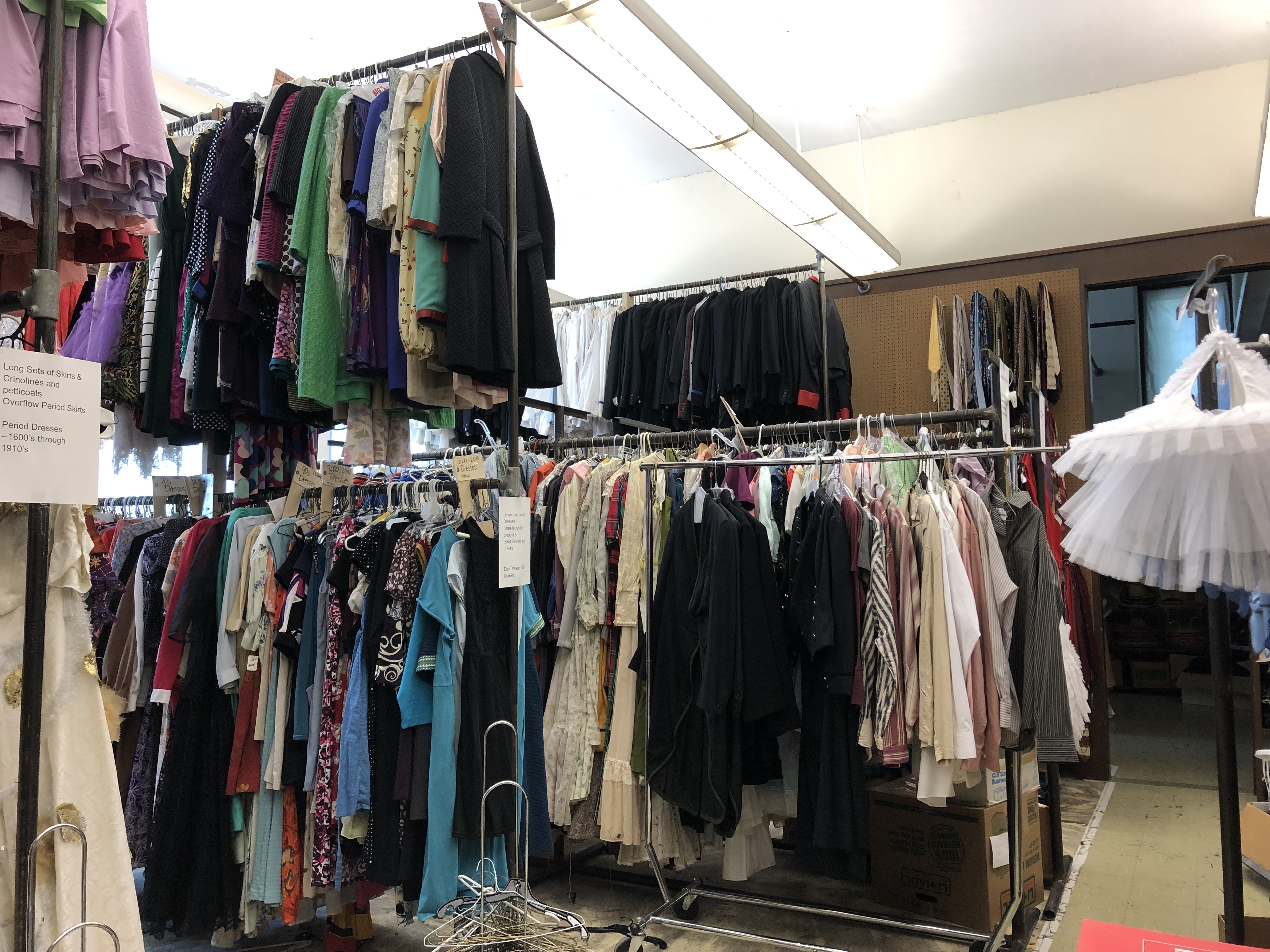 Gordon Wilson costume shop-June 2021