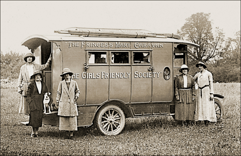 Old time recreational vehicle