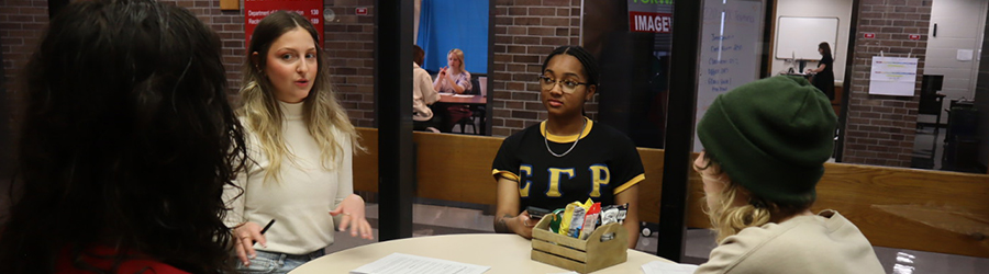 Students conduct usability testing in UX 220: Intro to User Experience Design, Spring 2024