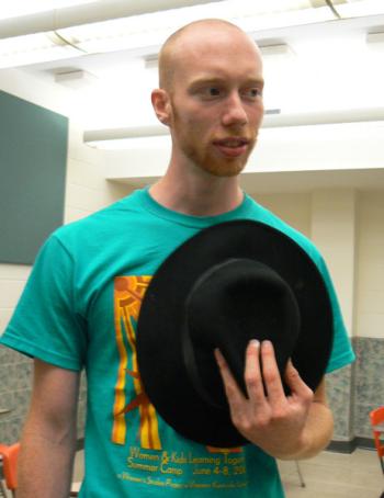 Galen Olmsted Galen with hat